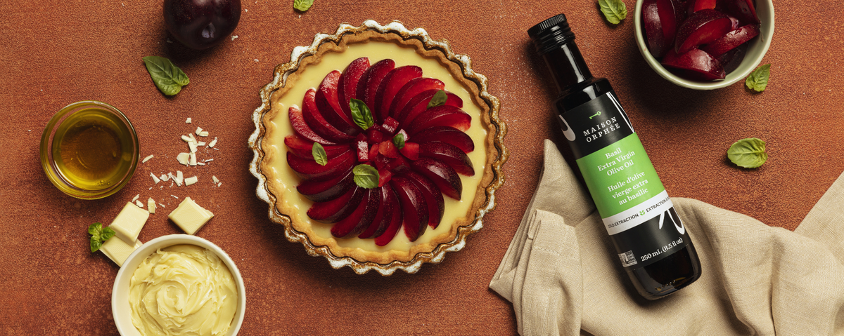 White Chocolate Ganache with Basil Olive Oil – La Maison Orphée