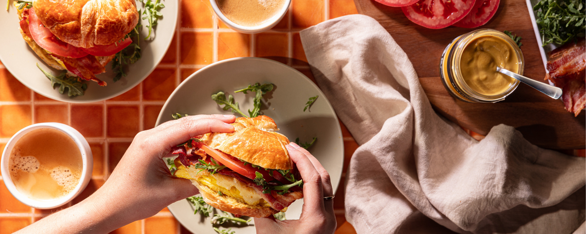Maple Dijon breakfast croissant – La Maison Orphée
