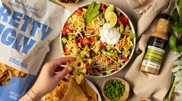 salade de nachos garnis