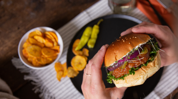 Burgers de courge effilochée