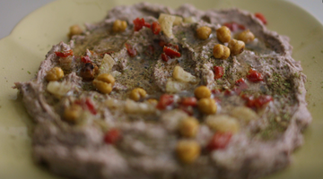 Houmous maison aux légumes de saison