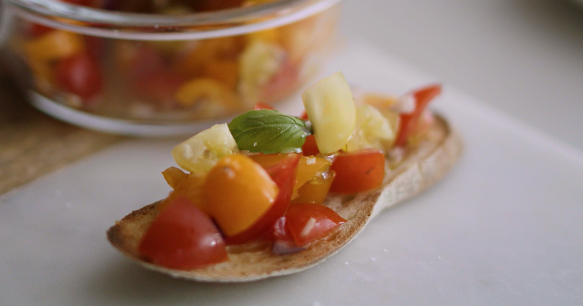 Bruschetta Two Ways | Maison Orphée – La Maison Orphée
