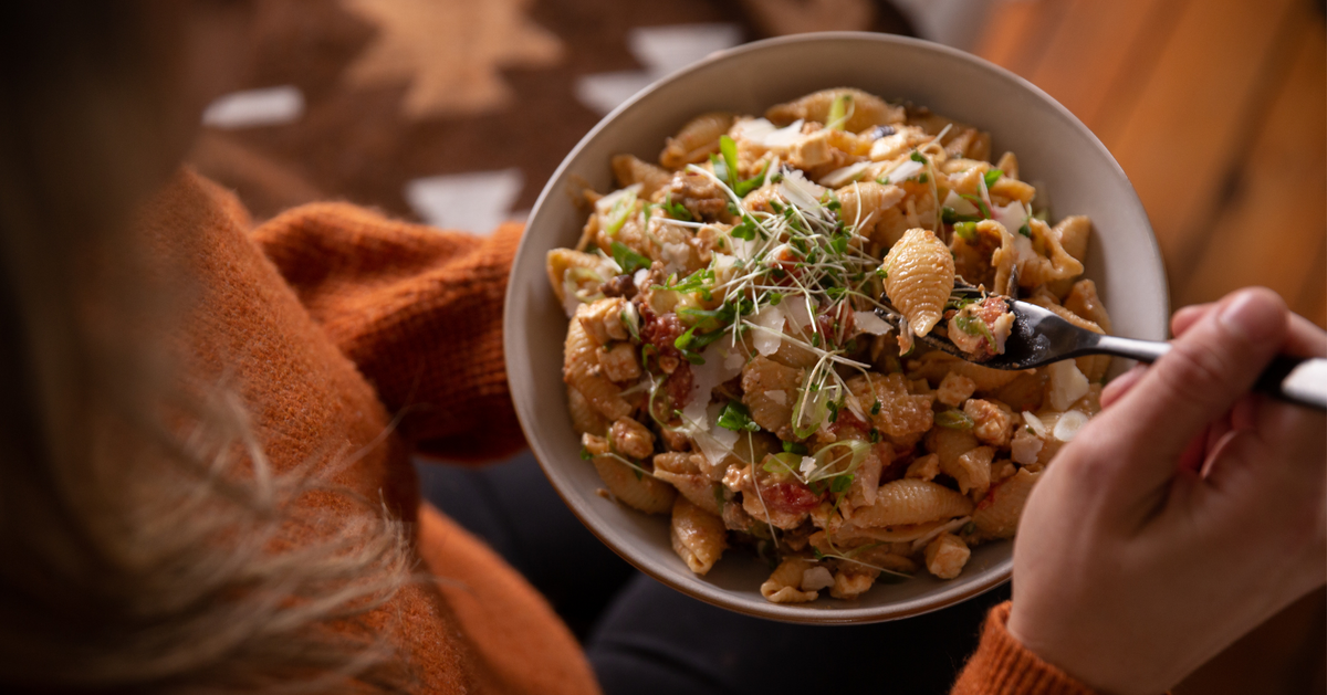 Tomato and Eggplant Pasta
&ndash; La Maison Orphée