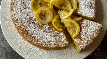 Gâteau au citron et à l'huile d'olive vierge extra