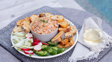 Tartare au gravlax de saumon