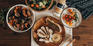 Poitrines de dindon marinées / Marinated turkey breast