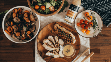 Poitrines de dindon marinées / Marinated turkey breast