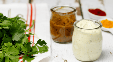 Recette trempette au curry, Maison Orphée