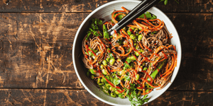 Pad Thaï végétalien aux edamames