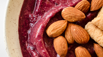 Smoothie style gelato cerises et amandes