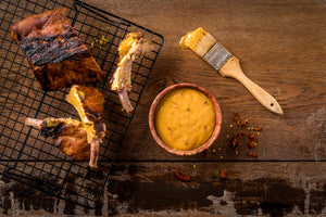 Sauce B.B.Q. Suave pour faire mariner vos viandes préférer ou servir en sauce.