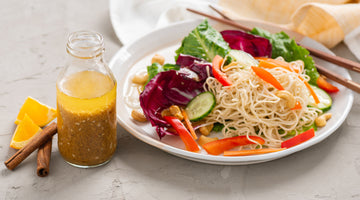 Vinaigrette de style asiatique à l'orange sanguine et cannelle
