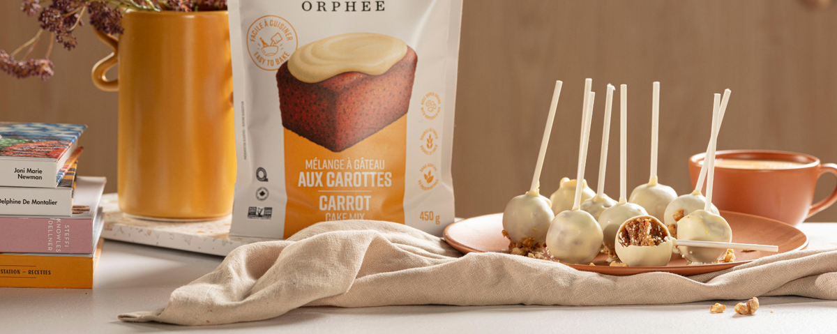 Carrot Cake Pops – La Maison Orphée