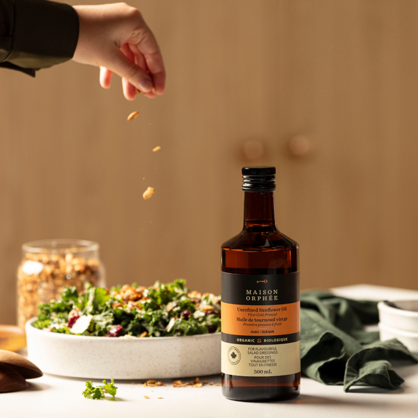 Huile de tournesol vierge bio