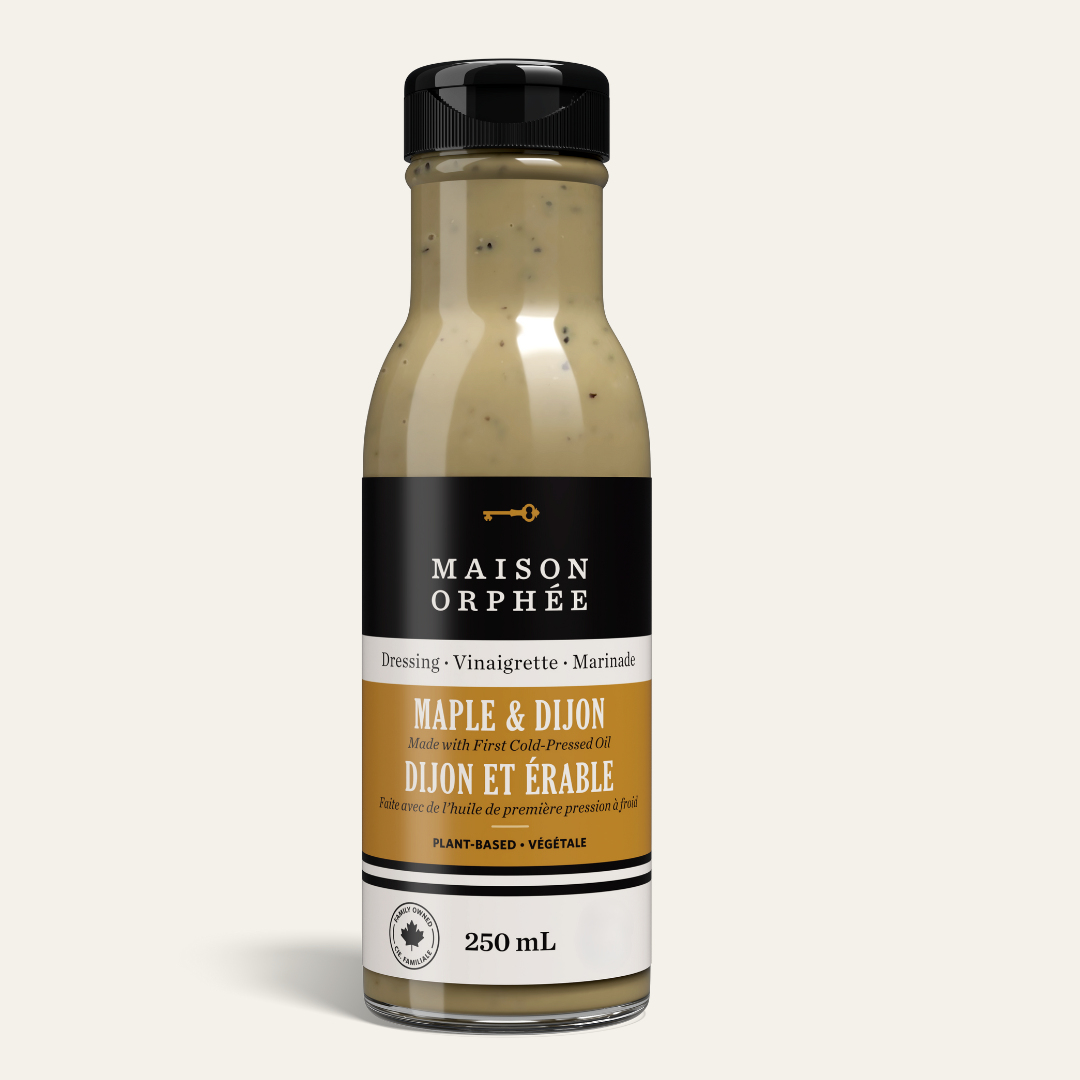 Maple Dijon Vinaigrette - Gluten-Free Sweet & Savory  La Maison Orphe