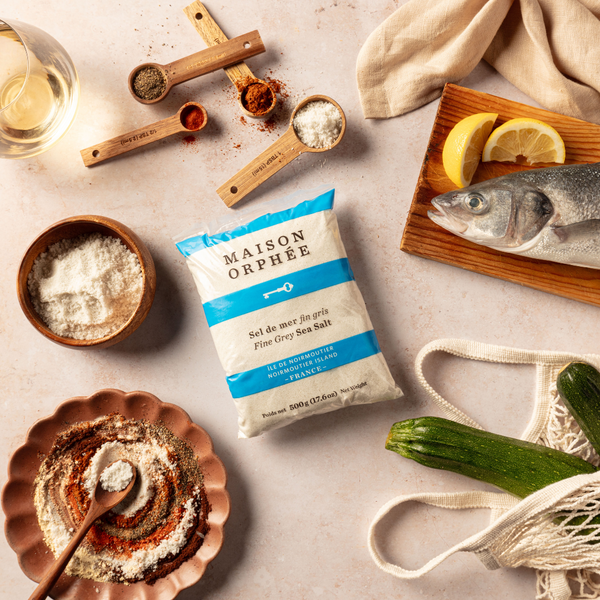 Sac de Sel de mer fin gris