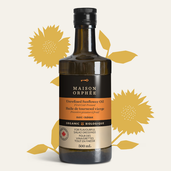 Huile de tournesol vierge bio