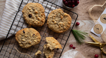 White Chocolate and cranberry Cookies