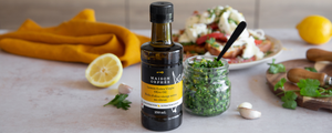 gremolata with olive oil and lemon