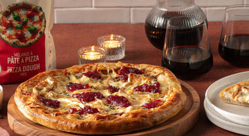 Pizza aux restants des fêtes