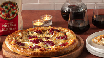 Pizza aux restants des fêtes