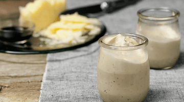 Recipe for olive balsamic mayonnaise, Maison Orphée