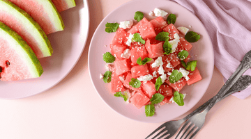 Salade de melon d'eau et feta