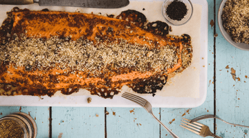 Salmon with mustard, 
