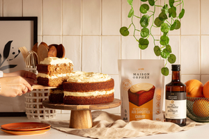 Gâteau aux carottes et glaçage à l'orange