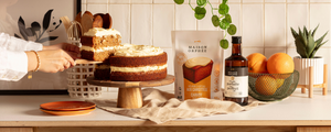 Gâteau aux carottes et glaçage à l'orange