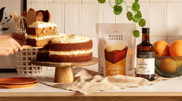 Gâteau aux carottes et glaçage à l'orange
