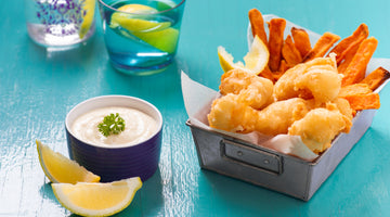 Homemade fish and chips for a comforting meal for the whole family