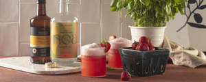 Mocktail aux fraises et au vinaigre de cidre