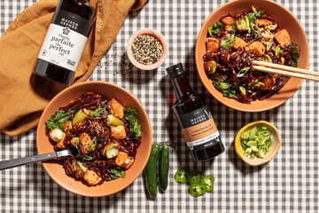 Nouilles teriyaki au saumon