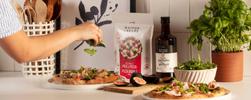 Pizza aux figues et prosciutto