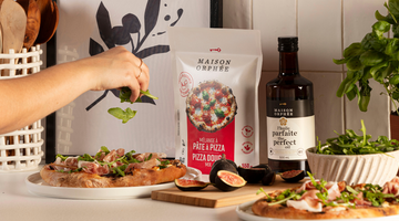 Pizza aux figues et prosciutto