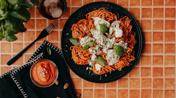 Sauce Romesco au poivron rouge rôti et huile d'olive