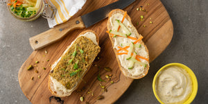 Veggie Patty Sandwich, the best veggie patty recipe served with a delicious Dijonnaise