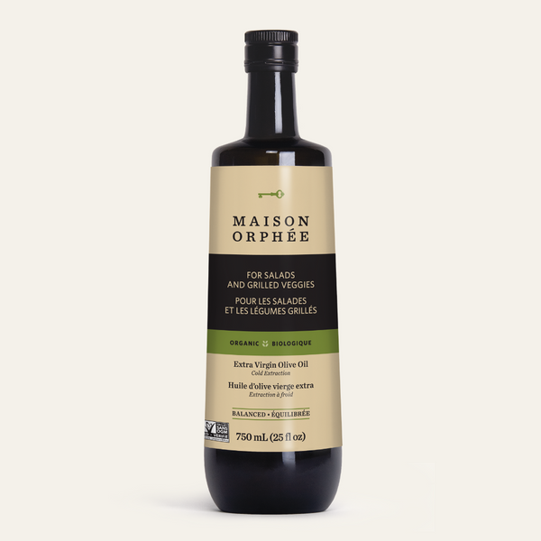 Huile d'olive vierge extra bio équilibrée