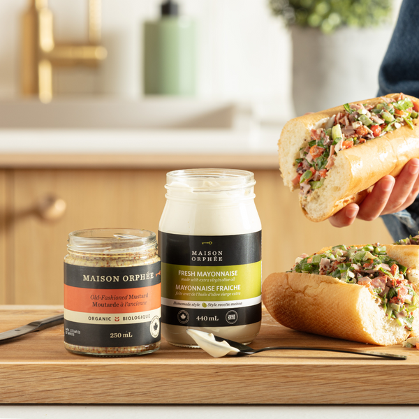 Mayonnaise fraîche à l'huile d'olive vierge extra